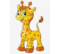 Картина за номерами Чарівний жираф 30х40 см Ідейка (KHO6208)