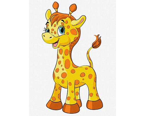 Картина за номерами Чарівний жираф 30х40 см Ідейка (KHO6208)