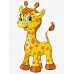 Картина по номерам Волшебный жираф 30х40 см Идейка (KHO6208)