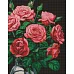 Алмазная мозаика Роскошные розы с голограммными стразами 40х50 Идейка (AMO7999)