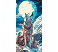 Картина за номерами аніме Вовки під місяцем 40х80 см АРТ-КРАФТ (11552-AC)