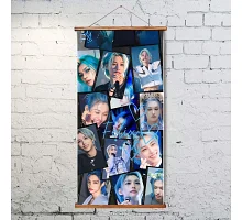 Інтер'єрна картина k-pop Фелікс Стрей Кідс к-поп Орігамі 40*80 см (OT1007)