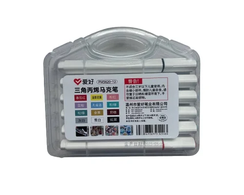 Набор акриловых скетч-маркеров 12 шт Aihao sketchmarker (PM5620-12)