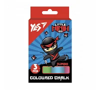 Крейда кольорова Ninja 3 шт JUMBO YES (400492)