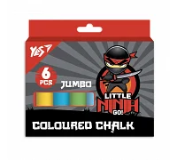 Крейда кольорова Ninja 6 шт JUMBO YES (400497)
