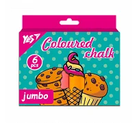 Крейда кольорова Sweet Cream 6 шт JUMBO YES (400498)