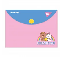 Папка конверт на кнопці Line Friends B7 YES (492264)