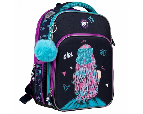 Набор рюкзак школьный ортопедичный + пенал + сумка Yes Caramel Girl S-78 (559771)