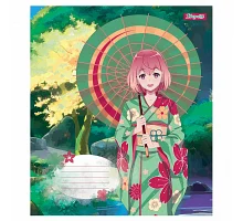 Тетрадь школьная А5/12 линия Yes Sakura girls аниме набор 25 шт (766536)
