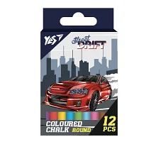 Мел цветной Street Drift 12 шт круглый YES (400522)