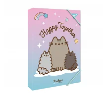 Папка для труда Pusheen картонная A4 YES (500236)