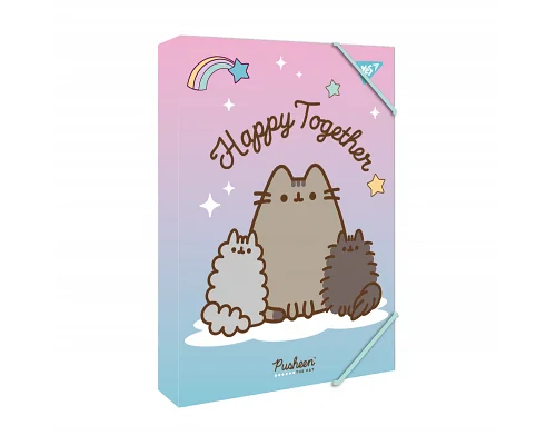 Папка для труда Pusheen картонная A4 YES (500236)