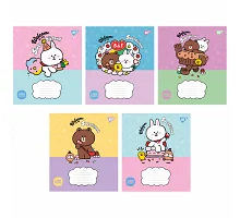 Тетрадь школьная А5/12 линия Yes Line Friends набор 25 шт (766949)