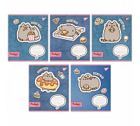 Зошит шкільний А5/12 клітинка Yes Pusheen набір 25 шт (767197)