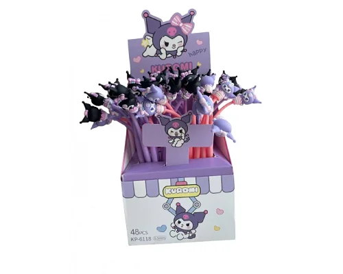 Ручка 0.5 мм синя Куромі Hello kitty Kuromi (KR6118)