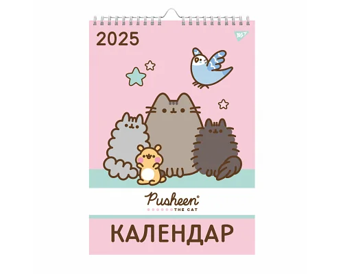 Календар-планер настінний, розклад на місяць Yes Pusheen на 2025 р(270257)