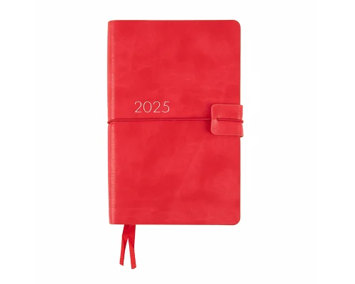 Щоденник 12х20cм Leo Planner датований 2025 Glory червоний 352 ст (252510)