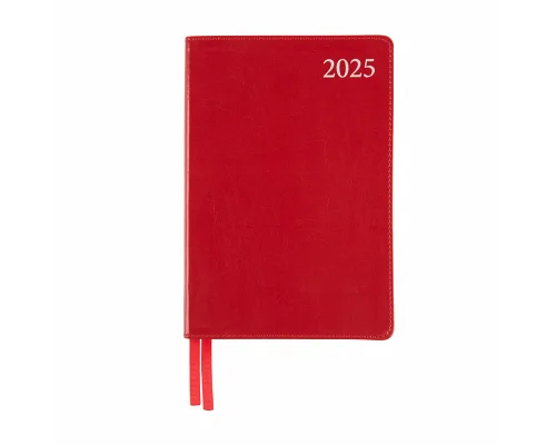 Ежедневник А5 Leo Planner датированный 2025 красный 368 стр (252537)