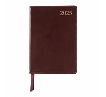 Ежедневник А5 Leo Planner датированный 2025 темно коричневый 368 стр (252538)