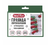 Гірлянда LED Yes! Fun на мідному дроті Авто Санти 20 LED тепло-біла 2,2 м на батарейках (801207)