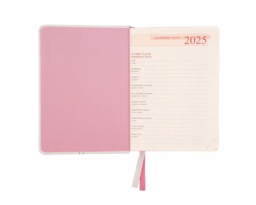 Щоденник А6 Leo Planner датований 2025 Bianco 352 стор (252595)