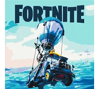 Картина по номерах Fortnite. Гра Фортнайт 30*30 см Origamі (LW21831)