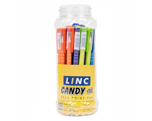 Ручка шариковая LINC Candy 0,7 мм синяя (411635)