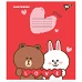 Зошит шкільний Line friends 12 аркушів лінія YES (766545)