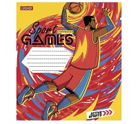 Зошит шкільний Sport games 18 аркушів клітинка 1 Вересня (766571)