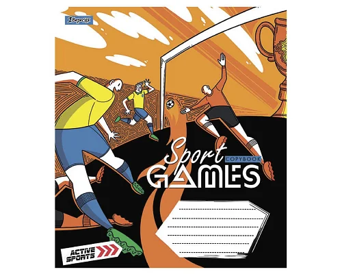 Зошит шкільний Sport games 36 аркушів клітинка 1 Вересня (766674)