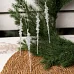Бурульки декоративні 15 cм 4 шт/уп пластик Novogod`ko (974882)