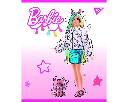 Тетрадь Barbie 12 листов линия YES (766803)