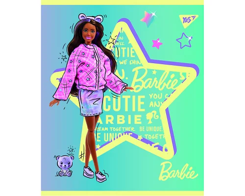 Тетрадь Barbie 12 листов линия YES (766803)