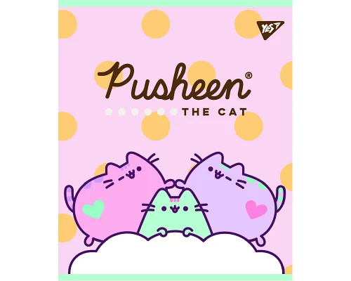 Зошит Pusheen 18 аркушів лінія YES (766826)