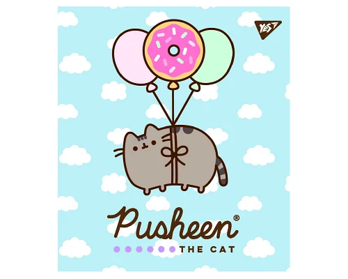 Тетрадь Pusheen 18 листов линия YES (766826)