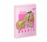 Зошит шкільний А7 Barbie 80 аркушів клітинка YES (151950)