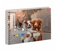 Альбом для малювання А4 30 Спіраль Travel friends YES (130571)