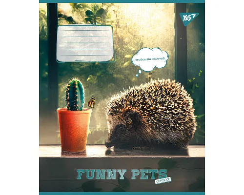 Тетрадь школьная Funny pets А5 18 листов линия YES (766993)