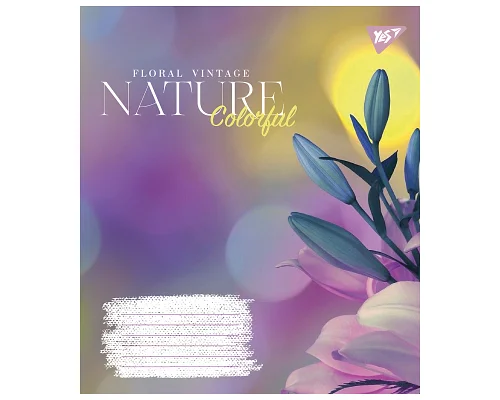 Зошит шкільний Nature colorful А5 24 аркушів клітинка YES (767020)