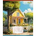 Тетрадь школьная 1В House colorful А5 36 листов линия 1 Вересня (767074)