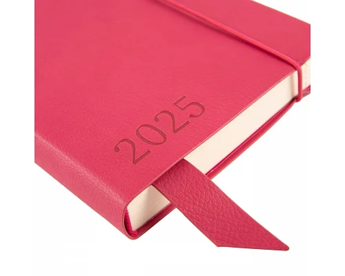 Ежедневник 12х20cм Leo Planner датированный 2025 Monaco розовый 352 стр (252506)