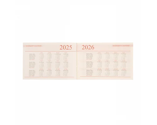 Еженедельник 10х15см дата Leo Planner датированный 2025 Magnolia 128 стр (252568)