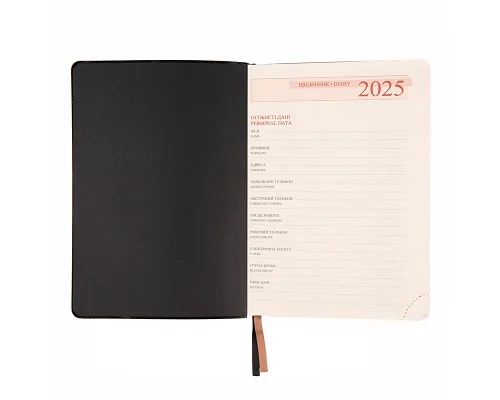 Ежедневник А5 Leo Planner датированный 2025 Brandy 368 стр (252580)