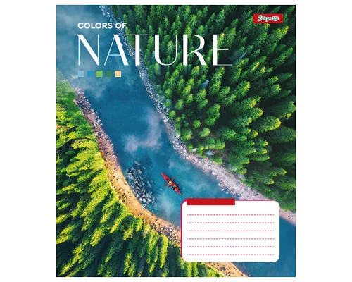 Тетрадь школьная 1В Colors of nature А5 48 листов клетка 1 Вересня (767359)