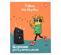 Щоденник для музичної школи Інтегральний Follow the rhythm Yes (911589)