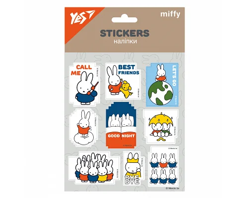 Набір наліпок стікерів Miffy 1 YES (955373)