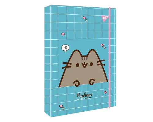 Папка для тетрадей Pusheen картонная В5 YES (500239)