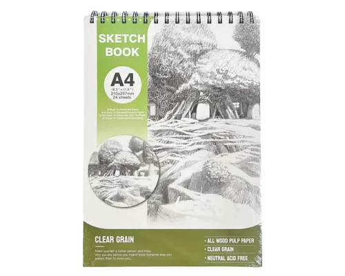 Альбом для скетч-маркерів Sketch Pad А4 24арк 150г/м2 (А42401)