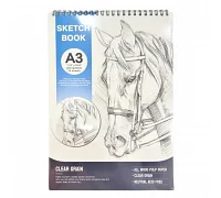 Скетчбук (альбом для скетч-маркеров) Sketch Pad А3, 24арк 150г/м2 (А32401)