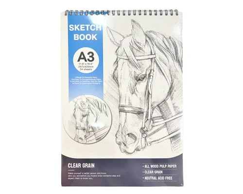 Альбом для скетч-маркерів Sketch Pad А3 24арк 150г/м2 (А32401)